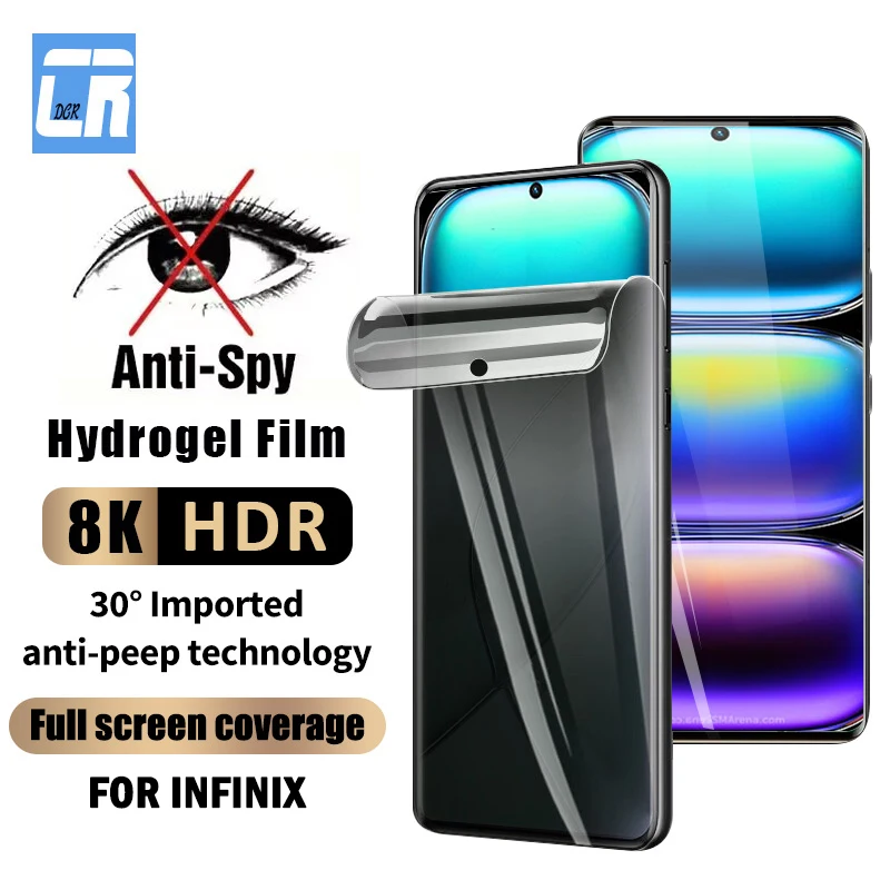 1-2Piece Curved Anti-Spy Hydrogel Film for Infinix Hot 50 Pro+ Zero 40 30 4G Screen Protector for Note 40S 40 Pro Plus Not Glass
1-2Piece Curved Anti-Spy Hydrogel Film for Infinix Hot 50 Pro+ Zero 40 30 4G Screen Protector for Note 40S 40 Pro Plus Not Glass