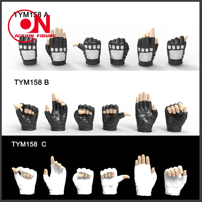 6 Pcs TYM158 1/6 Scale Gloves Design Hand Model Toys Accessory For 12" Female Soldier Action Figure Body Dolls Decoration
6 Pcs TYM158 1/6 Scale Gloves Design Hand Model Toys Accessory For 12" Female Soldier Action Figure Body Dolls Decoration