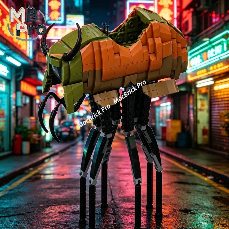 Конструктор MOC Silt Strider: Гигантская Фэнтезийная Модель Насекомого из Кирпичиков, Подарок
Конструктор MOC Silt Strider: Гигантская Фэнтезийная Модель Насекомого из Кирпичиков, Подарок
