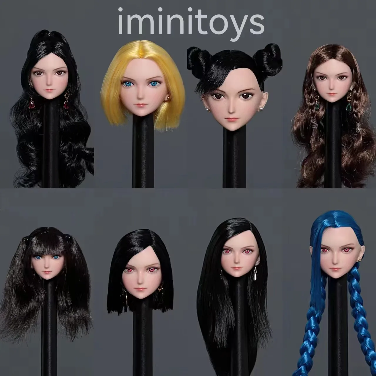 Iminitoys M013 1/6 аниме девушка косплей голова скульптура резьба модель с серьгами подходит для 12 дюймов TBL JIAOU Pale экшн-фигурка тело куклы
Iminitoys M013 1/6 аниме девушка косплей голова скульптура резьба модель с серьгами подходит для 12 дюймов TBL JIAOU Pale экшн-фигурка тело куклы