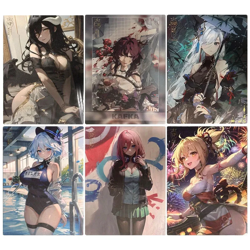 Аниме История богини SP CR SSP карты Кафка Альбедо Raiden Shogun Furina Коллекционные карты Рождественские подарки на день рождения Детские игрушки
Аниме История богини SP CR SSP карты Кафка Альбедо Raiden Shogun Furina Коллекционные карты Рождественские подарки на день рождения Детские игрушки