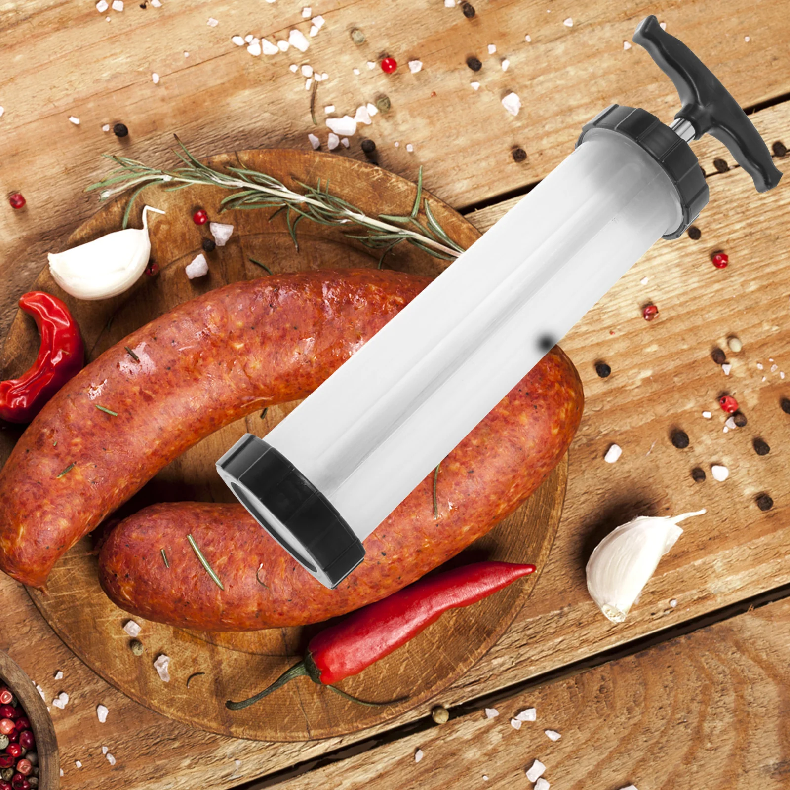 1Set Manual Sausage Filling Tube Kit Easy Assembly No Electricity Required Portable Sausage Maker Tool for Household Use Safe
1Set Manual Sausage Filling Tube Kit Easy Assembly No Electricity Required Portable Sausage Maker Tool for Household Use Safe