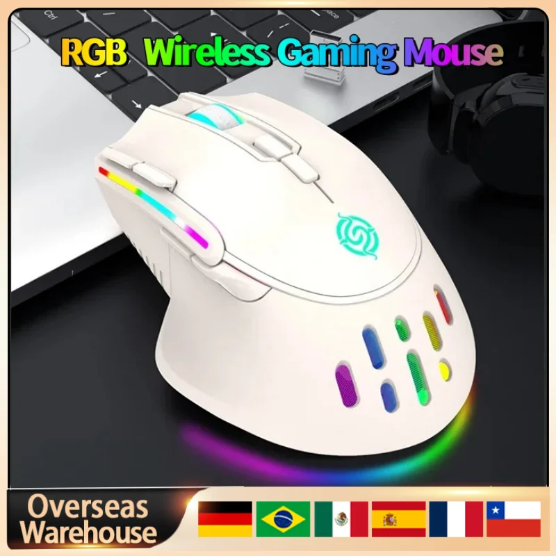 New RGB Wireless Gaming Mouse Rechargeable Esports Colorful Desktop Computer Notebook Office Gaming Accesories Mouse Gift
New RGB Wireless Gaming Mouse Rechargeable Esports Colorful Desktop Computer Notebook Office Gaming Accesories Mouse Gift
