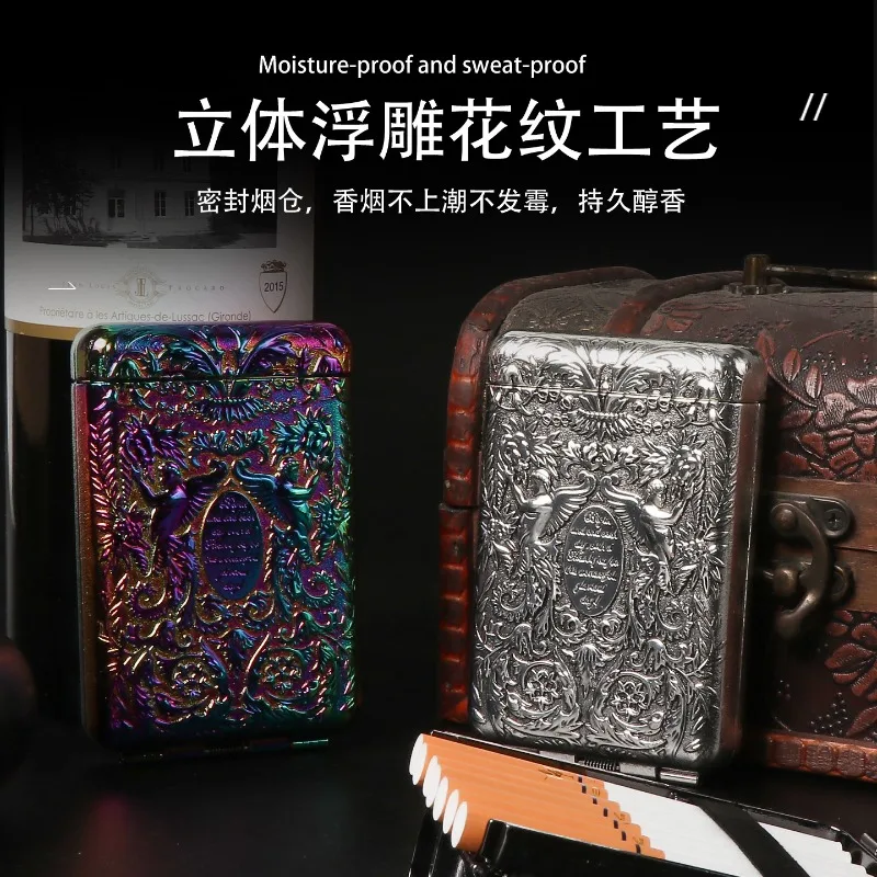 2026 Shelby Same Upgraded Cigarette Case Style Thickened Three-open Thick 14-pack Men's Metal Portable Large Capacity
2026 Shelby Same Upgraded Cigarette Case Style Thickened Three-open Thick 14-pack Men's Metal Portable Large Capacity