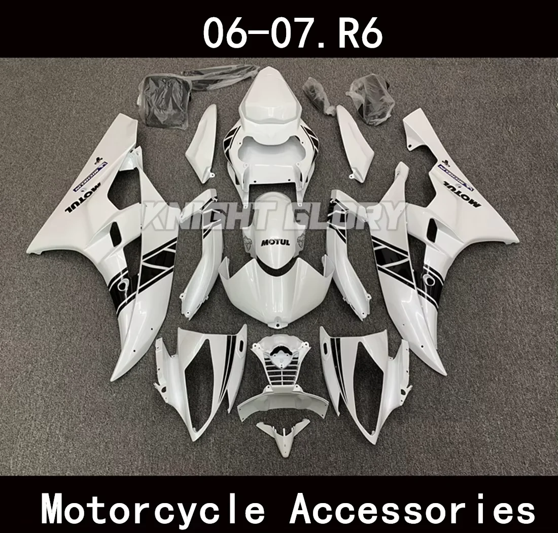 Suitable for YZF-R6 YZF R6 2006 2007 Motorcycle Shell Fairing Spoiler Bodywork Set
Suitable for YZF-R6 YZF R6 2006 2007 Motorcycle Shell Fairing Spoiler Bodywork Set