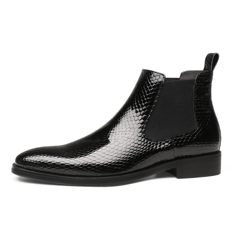 2024 New Men Leather Boots High-top Shoes Patent Leather Single Boots and Bright Soft Leather Work Wear Gift
2024 New Men Leather Boots High-top Shoes Patent Leather Single Boots and Bright Soft Leather Work Wear Gift