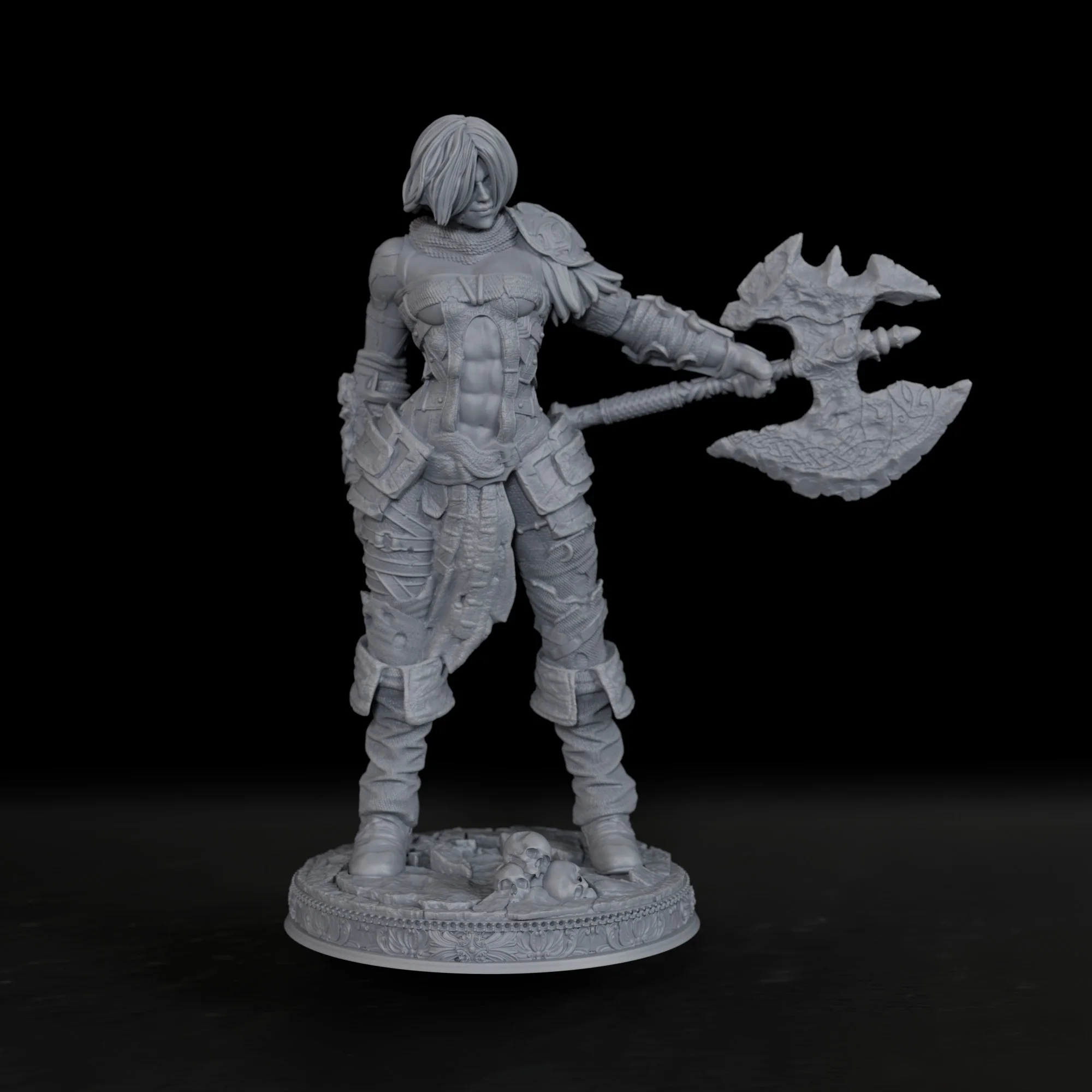 25mm TTRPG Goliath Barbarian Female Fighter Miniature -Classic Tabletop Accessory, Suitable for All Levels of TTRPGs
25mm TTRPG Goliath Barbarian Female Fighter Miniature -Classic Tabletop Accessory, Suitable for All Levels of TTRPGs