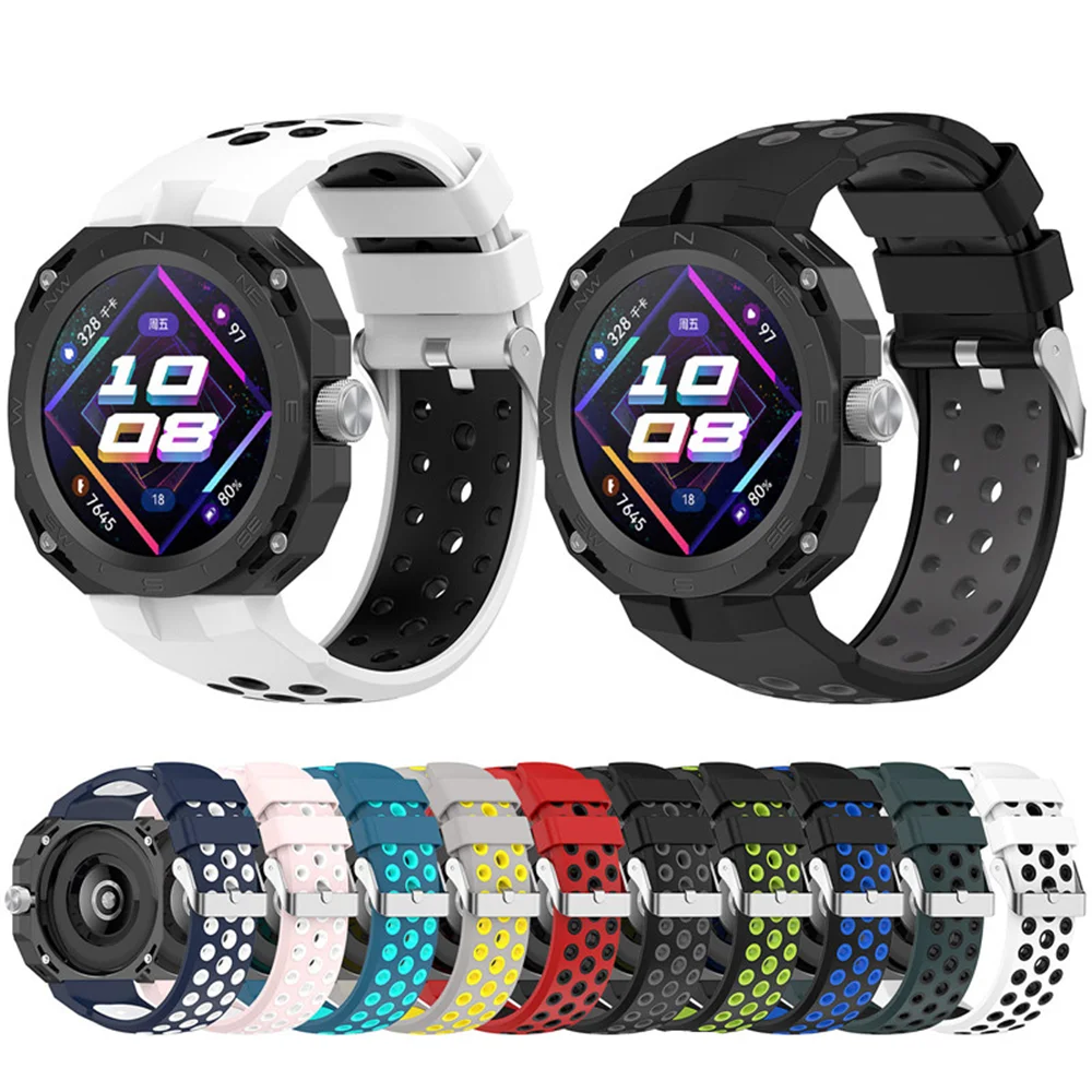Ремешок силиконовый для Huawei Watch GT Cyber, двухцветный спортивный сменный Браслет Для huawei GT Cyber
Ремешок силиконовый для Huawei Watch GT Cyber, двухцветный спортивный сменный Браслет Для huawei GT Cyber