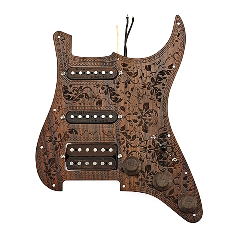 Rosewoods Electric Guitar Scratch Plate SSH Loaded Prewired Pickguard Humbuckers
Rosewoods Electric Guitar Scratch Plate SSH Loaded Prewired Pickguard Humbuckers