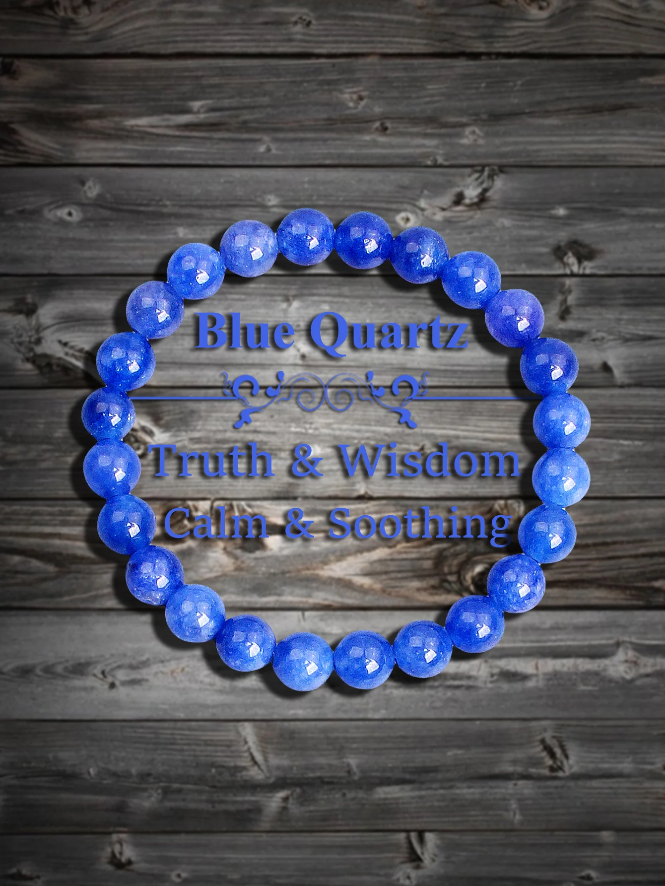 Natural Blue Quartz Stone Bead Bracelet for Women Promotes Calm Clarity Confidence & Emotional Healing Crystal Energy Jewelry
Natural Blue Quartz Stone Bead Bracelet for Women Promotes Calm Clarity Confidence & Emotional Healing Crystal Energy Jewelry