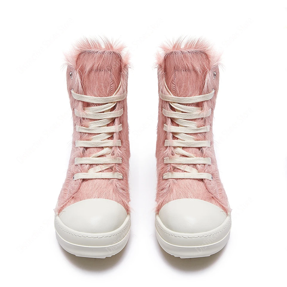 Men Women Casual Horsehair Genuine Shoes High-Top Luxury Trainers Lace Up High Street Sneakers Zipper Flats Quality Walking Shoe
Men Women Casual Horsehair Genuine Shoes High-Top Luxury Trainers Lace Up High Street Sneakers Zipper Flats Quality Walking Shoe