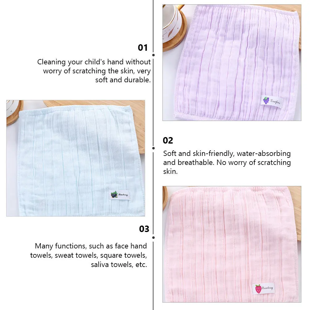4Pcs Pure Cotton Handkerchiefs for Children Gentle Water Absorption Towel for Home School Travel Sweat Saliva Wipe Cloth
4Pcs Pure Cotton Handkerchiefs for Children Gentle Water Absorption Towel for Home School Travel Sweat Saliva Wipe Cloth