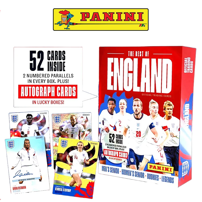 Panini The Best of England Официальная коллекционная коробка для карточек 52 шт./кор. Дэвид Бекхэм Майкл Джеймс Оуэн Коллекционные карты с автографом
Panini The Best of England Официальная коллекционная коробка для карточек 52 шт./кор. Дэвид Бекхэм Майкл Джеймс Оуэн Коллекционные карты с автографом