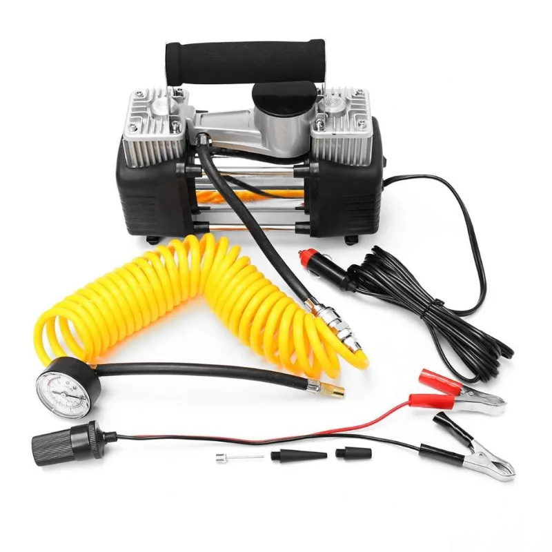 High Quality Heavy Duty Twin Cylinder Tire Inflator Portable Mini Electric Air dc 12v Automotive Air Compressor Tire Inflator
High Quality Heavy Duty Twin Cylinder Tire Inflator Portable Mini Electric Air dc 12v Automotive Air Compressor Tire Inflator