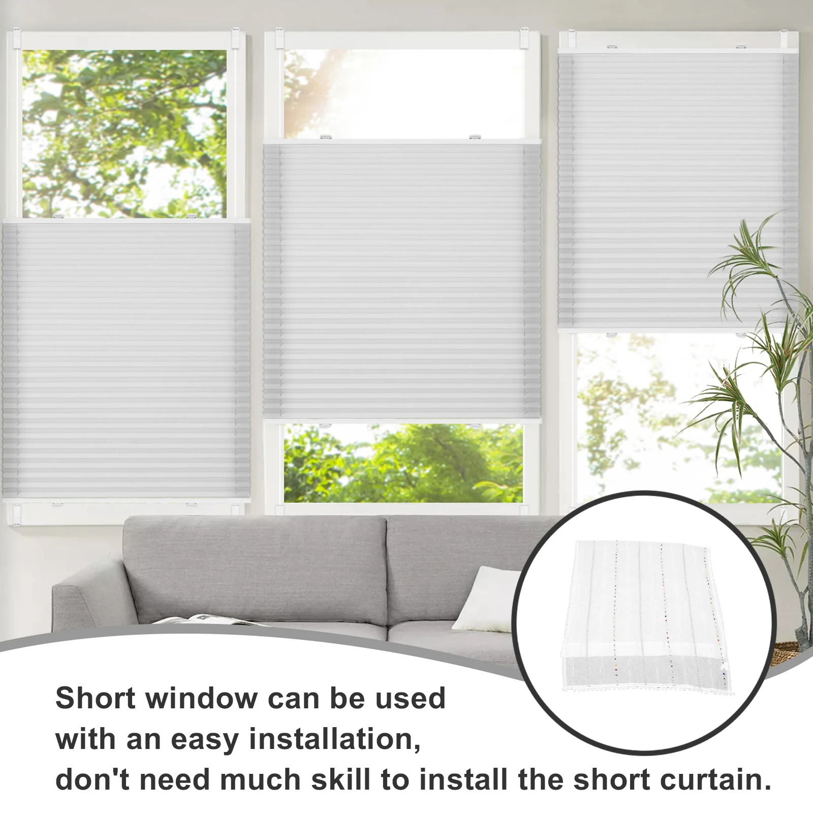 Window Curtain Kitchen Bedroom Polyester Short Curtain Colorful Pompom Decor for Energy Saving Home Decor Short Kitchen Curtains
Window Curtain Kitchen Bedroom Polyester Short Curtain Colorful Pompom Decor for Energy Saving Home Decor Short Kitchen Curtains