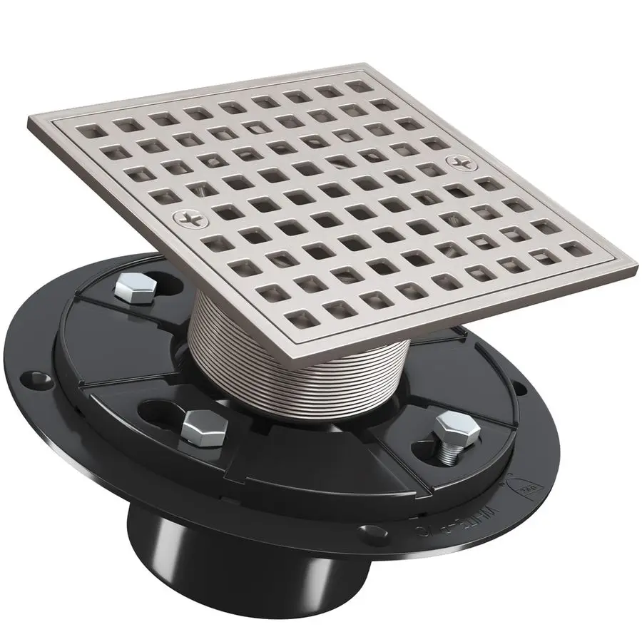 Inch Square Shower Drian with ABS FlangeSUS 304 Stainless Steel amp CUPC Certified Shower Floor DrainRemovable Grid Coverwith Ha
Inch Square Shower Drian with ABS FlangeSUS 304 Stainless Steel amp CUPC Certified Shower Floor DrainRemovable Grid Coverwith Ha