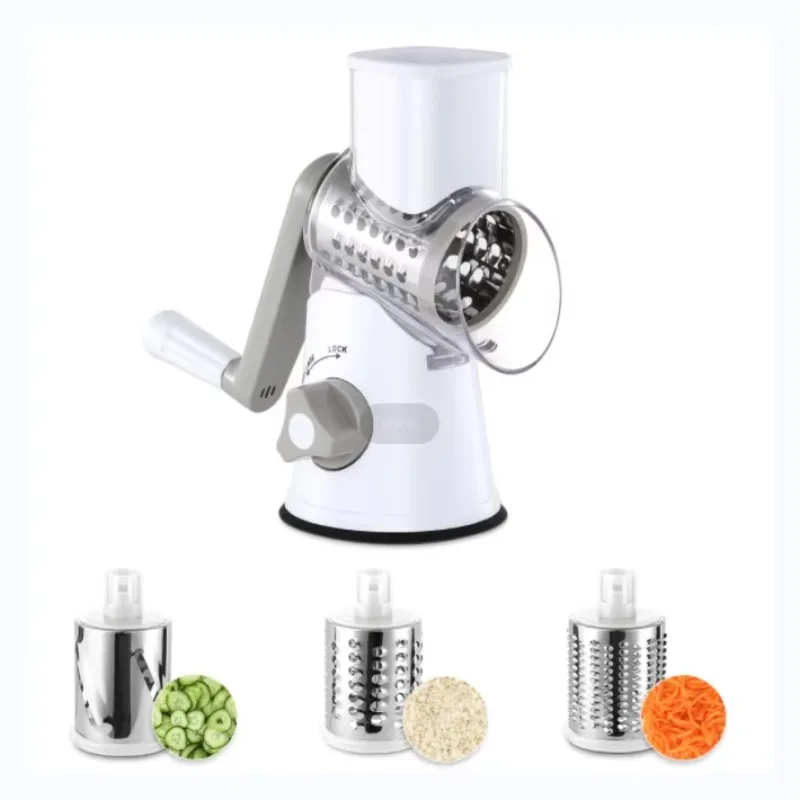Manual Stainless Steel Drum Rotary Cheese Grater Shredder Kitchen Tool Plastic Food Chopper for Potato Carrot Vegetable Cutter
Manual Stainless Steel Drum Rotary Cheese Grater Shredder Kitchen Tool Plastic Food Chopper for Potato Carrot Vegetable Cutter