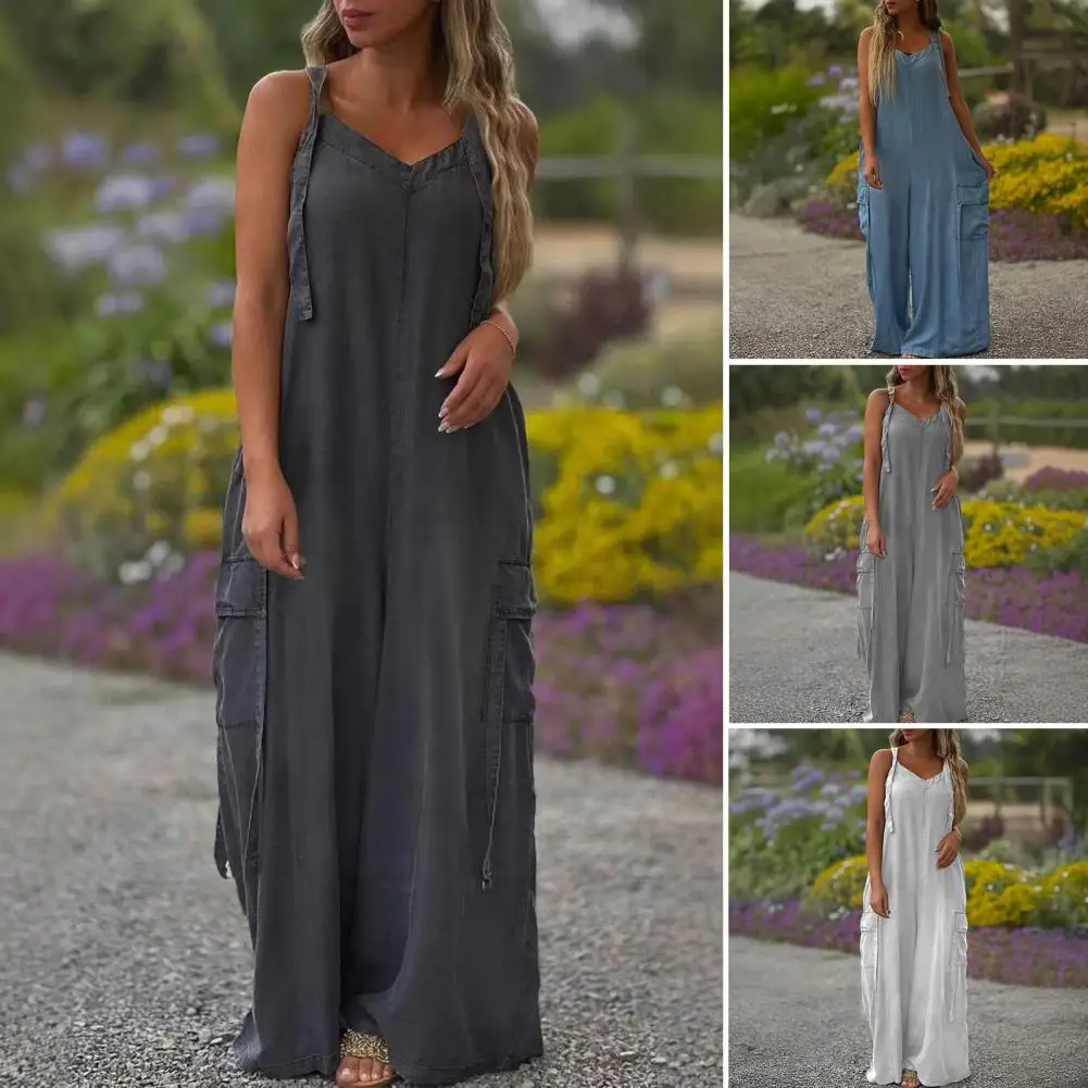 Summer Women Romper Jumpsuit Loose Suspenders Boho Wide Leg Jumpsuits for Women with Adjustable Straps Pockets Boho Flowy Pants
Summer Women Romper Jumpsuit Loose Suspenders Boho Wide Leg Jumpsuits for Women with Adjustable Straps Pockets Boho Flowy Pants