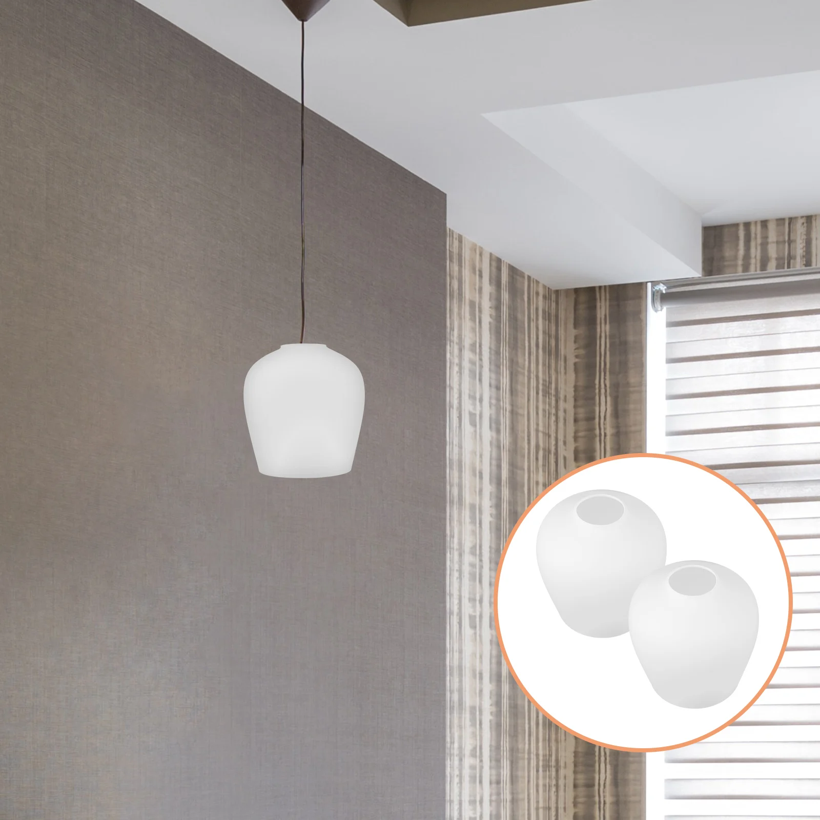 2 Pcs Glass Lampshade Pendant Replacement Shades Ceiling Light Cover Lampshades for
2 Pcs Glass Lampshade Pendant Replacement Shades Ceiling Light Cover Lampshades for