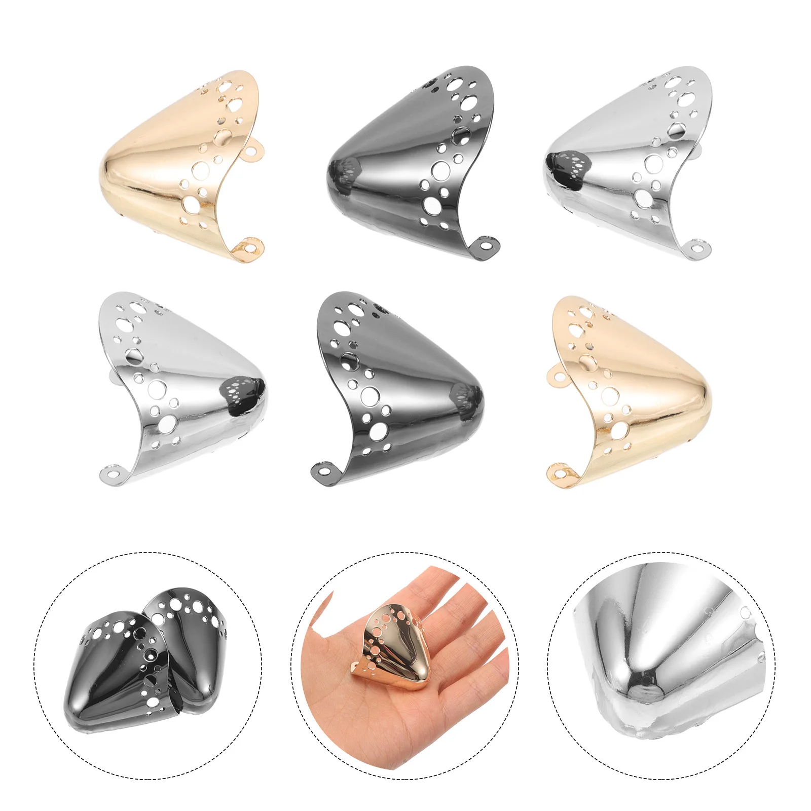 3Pairs High Heel Pointed Protector Metal Shoe Caps Toe Cover Decoration Repair Accessories Pump Shoe Tip Guards
3Pairs High Heel Pointed Protector Metal Shoe Caps Toe Cover Decoration Repair Accessories Pump Shoe Tip Guards