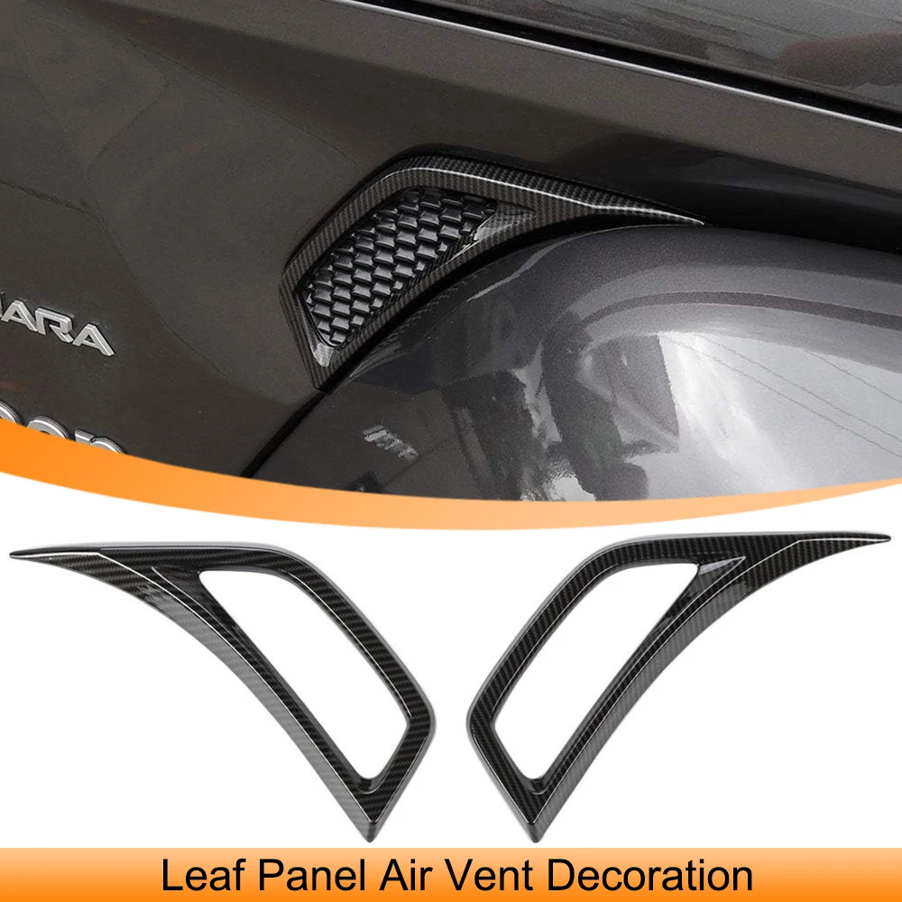 2Pcs Car Fender Leaf Plate Air Vent Decoration Cover Trim for Jeep Wrangler JL Gladiator JT 2018-2023 Exterior Accessories ABS
2Pcs Car Fender Leaf Plate Air Vent Decoration Cover Trim for Jeep Wrangler JL Gladiator JT 2018-2023 Exterior Accessories ABS