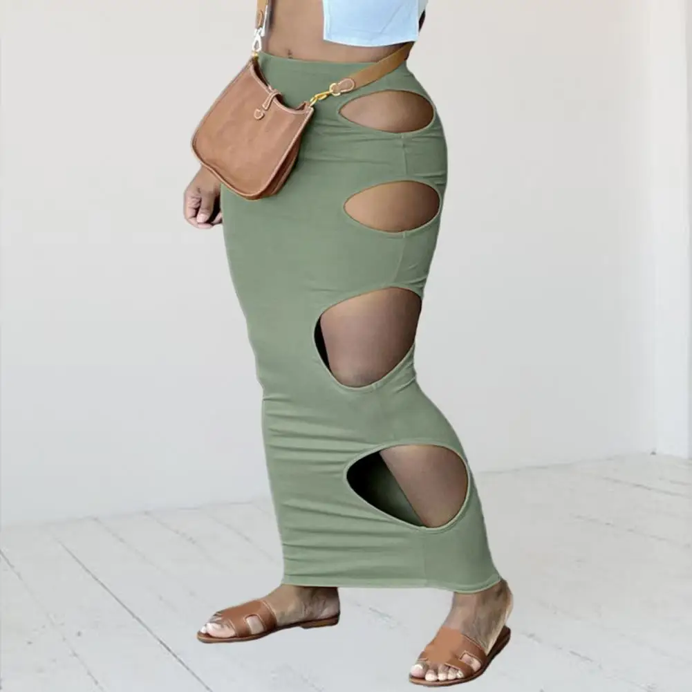 Side Cutout Skirt Women Long Skirt Chic Sexy Women's High Waist Hollow Out Skirts for Spring Fall Slim Fit Ankle Length for Club
Side Cutout Skirt Women Long Skirt Chic Sexy Women's High Waist Hollow Out Skirts for Spring Fall Slim Fit Ankle Length for Club