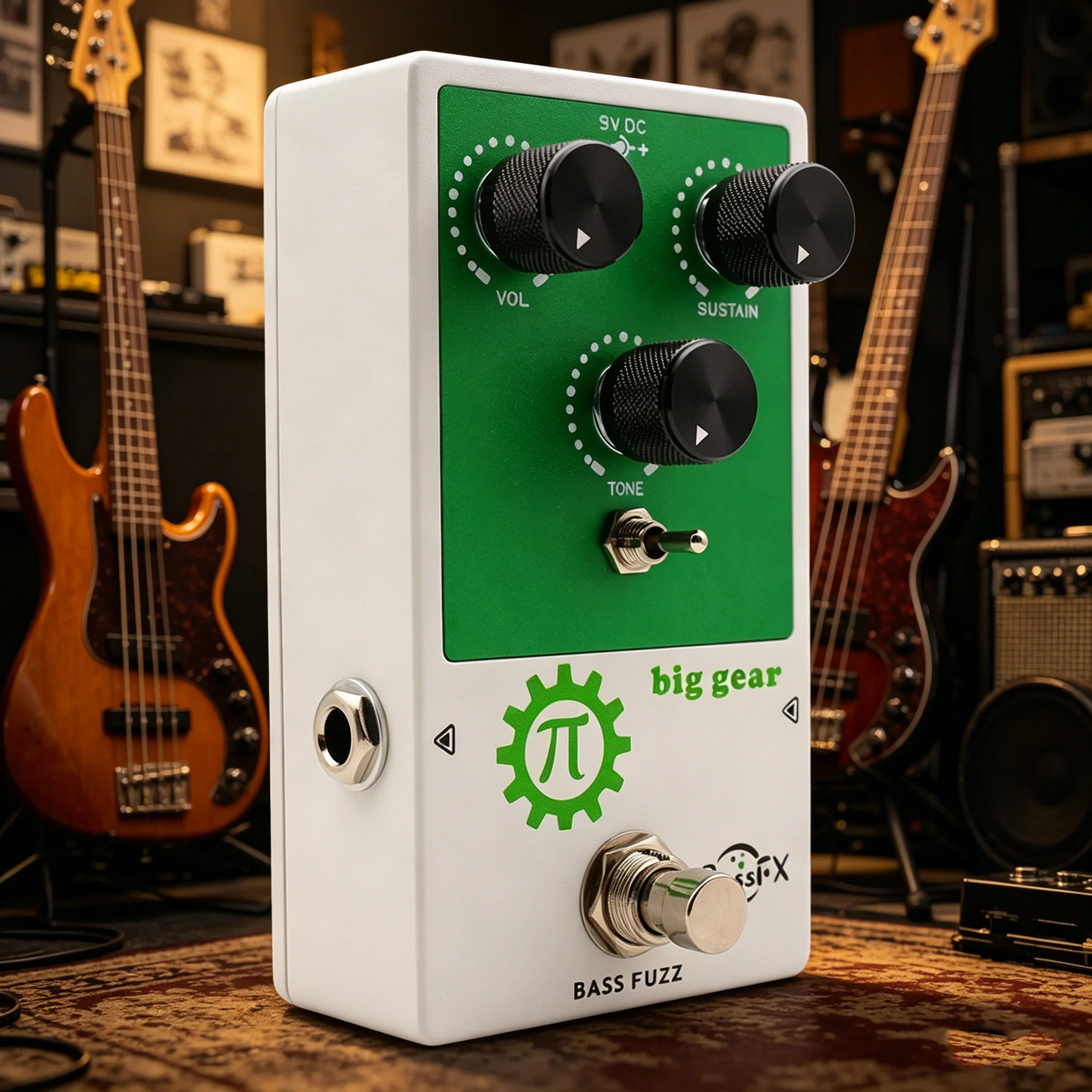 Bass Fuzz Effects Pedal Fanmuzk BIG GEAR Classic Distortion Sustain Tone Control True Bypass Bass Guitar Performance Accessories
Bass Fuzz Effects Pedal Fanmuzk BIG GEAR Classic Distortion Sustain Tone Control True Bypass Bass Guitar Performance Accessories