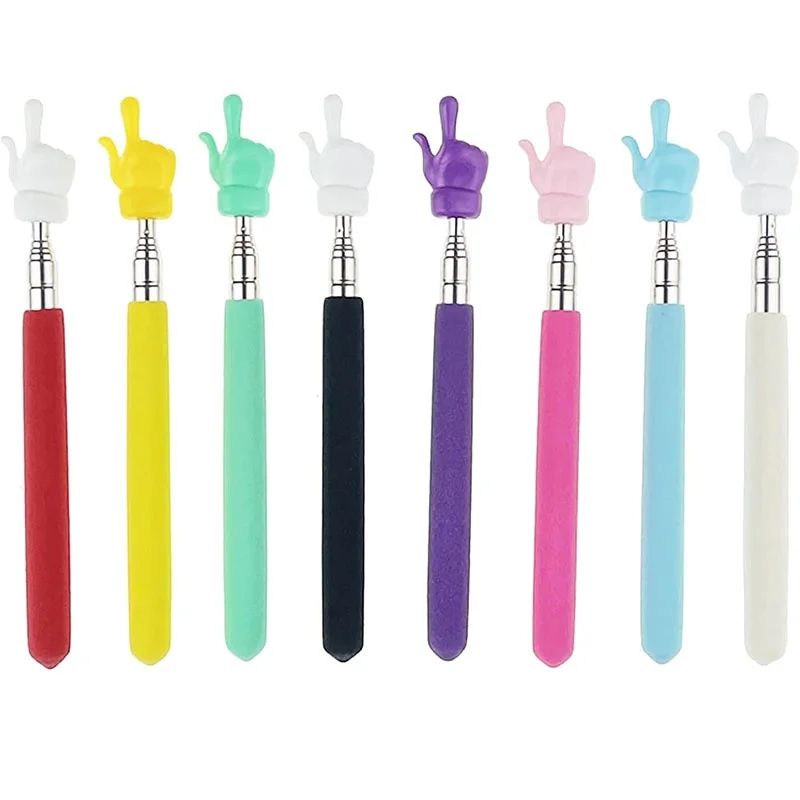 Stainless Steel Teaching Pointer Telescopic Rod Finger Reading Sticks Telescopic Rod Finger Design Teaching Stick Classroom Tool
Stainless Steel Teaching Pointer Telescopic Rod Finger Reading Sticks Telescopic Rod Finger Design Teaching Stick Classroom Tool