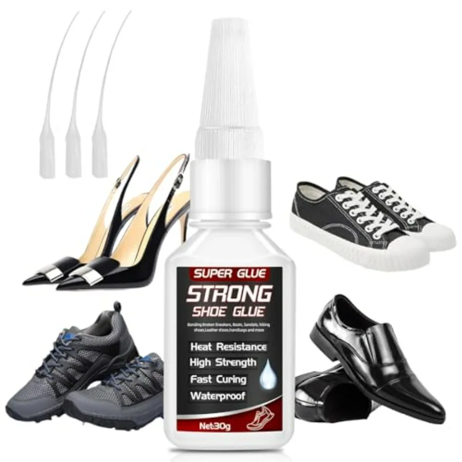 Shoe Glue 30g, Heavy Duty Shoe Glue Sole Repair for Boots, Sneakers, and Heels, Waterproof and Flexible Adhesive for Durable Re
Shoe Glue 30g, Heavy Duty Shoe Glue Sole Repair for Boots, Sneakers, and Heels, Waterproof and Flexible Adhesive for Durable Re