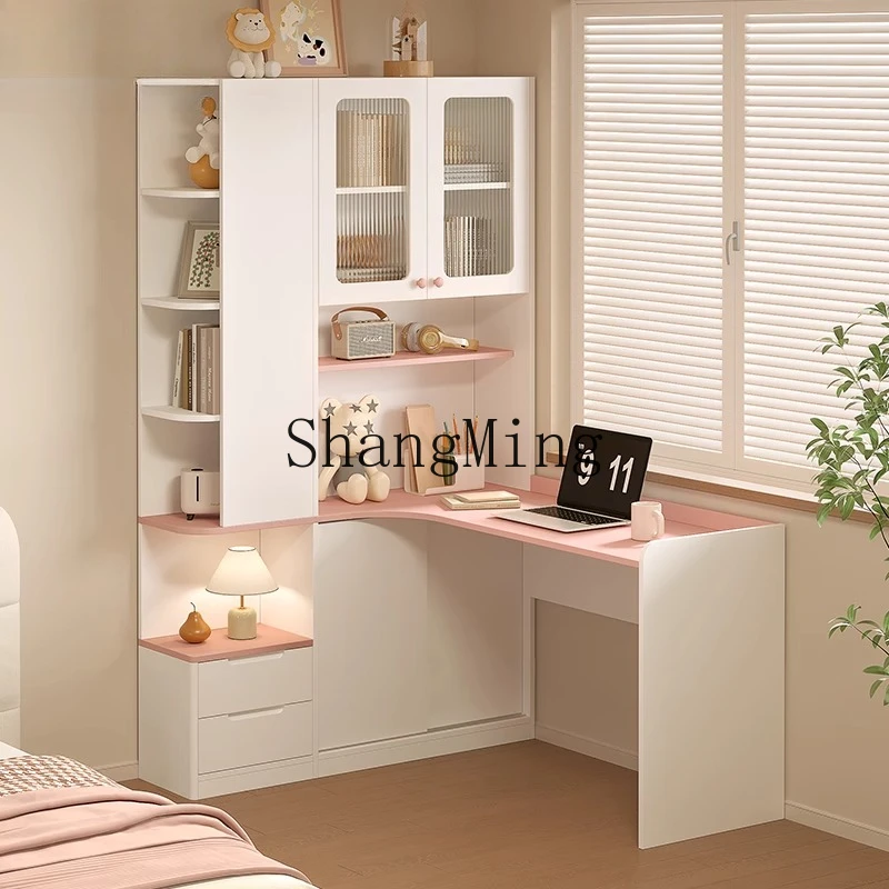 SM advanced corner desk integrated household bedside table household study table new cream style
SM advanced corner desk integrated household bedside table household study table new cream style