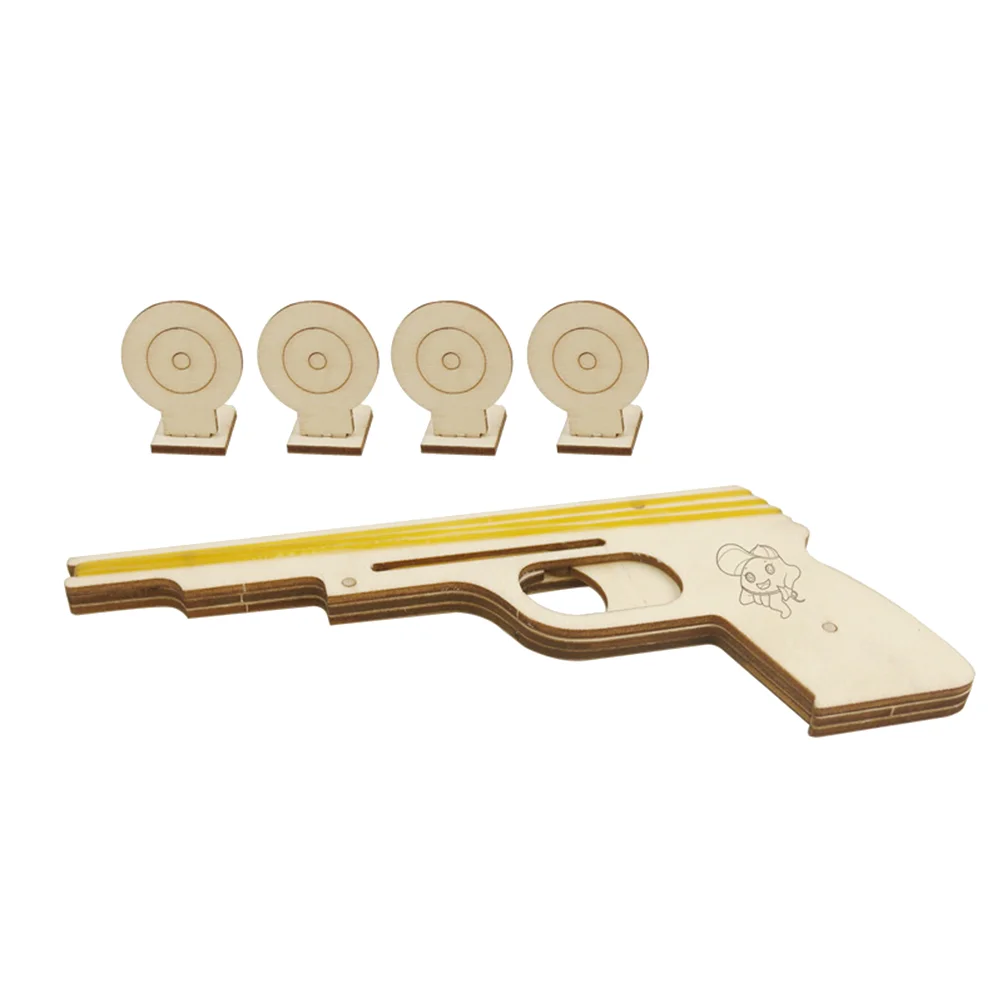 Mechanicals Puzzle Automata Toys for Kids Children Intelligence Wooden Shooter Rubber Band
Mechanicals Puzzle Automata Toys for Kids Children Intelligence Wooden Shooter Rubber Band