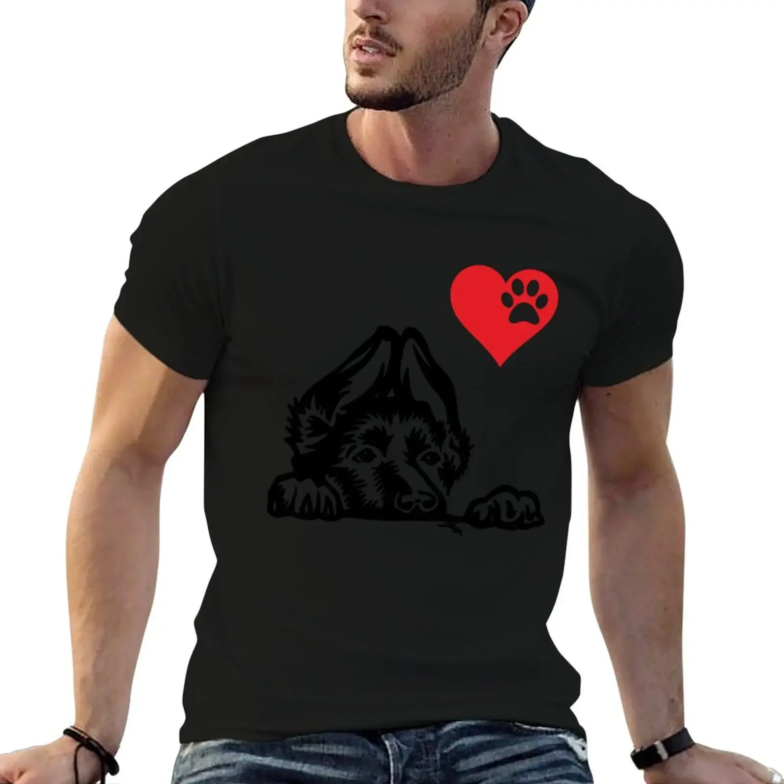 My Heart German Shepard Cute Naughty pup artbyjfg T-Shirt vintage t shirts plus size clothes plain black t shirts men
My Heart German Shepard Cute Naughty pup artbyjfg T-Shirt vintage t shirts plus size clothes plain black t shirts men
