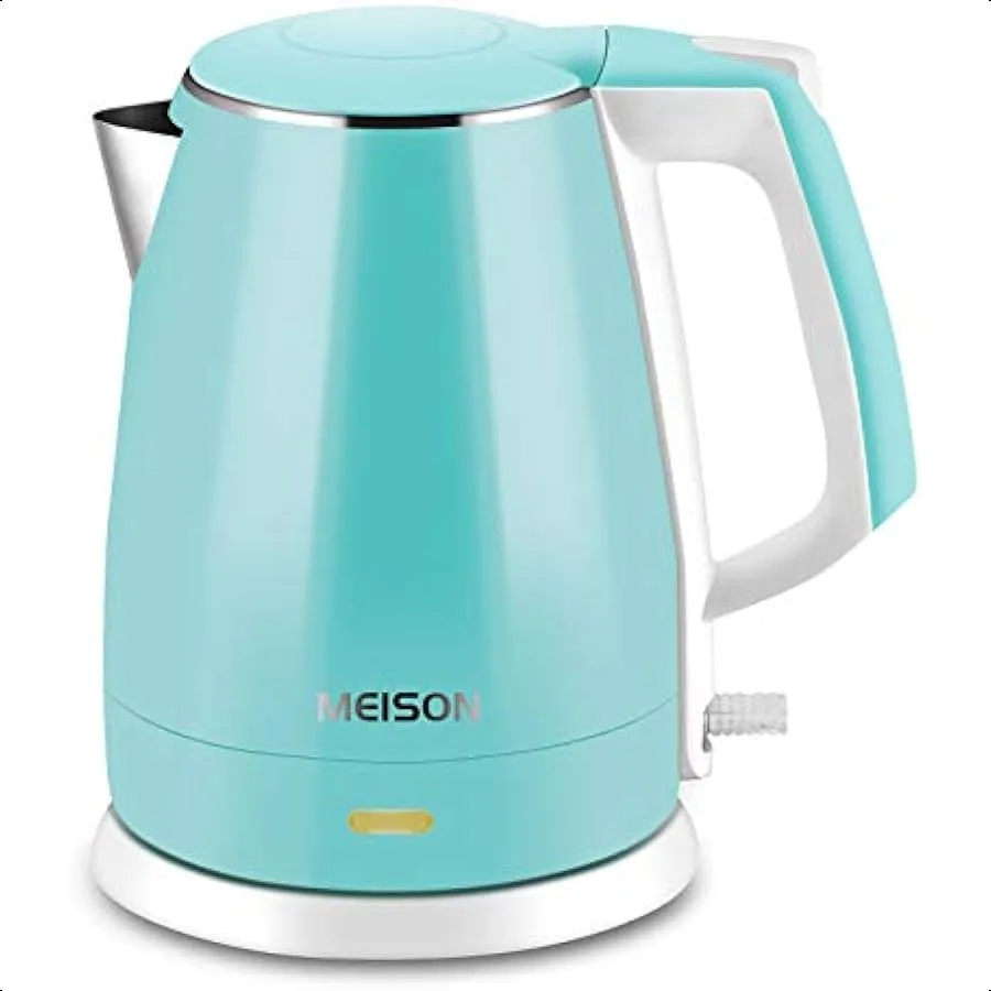 Electric Kettle BPA Free Double Wall Water Boiler Heater Stainless Steel Interior Cool Touch Coffee Pot and Tea Kettle Auto Shu
Electric Kettle BPA Free Double Wall Water Boiler Heater Stainless Steel Interior Cool Touch Coffee Pot and Tea Kettle Auto Shu