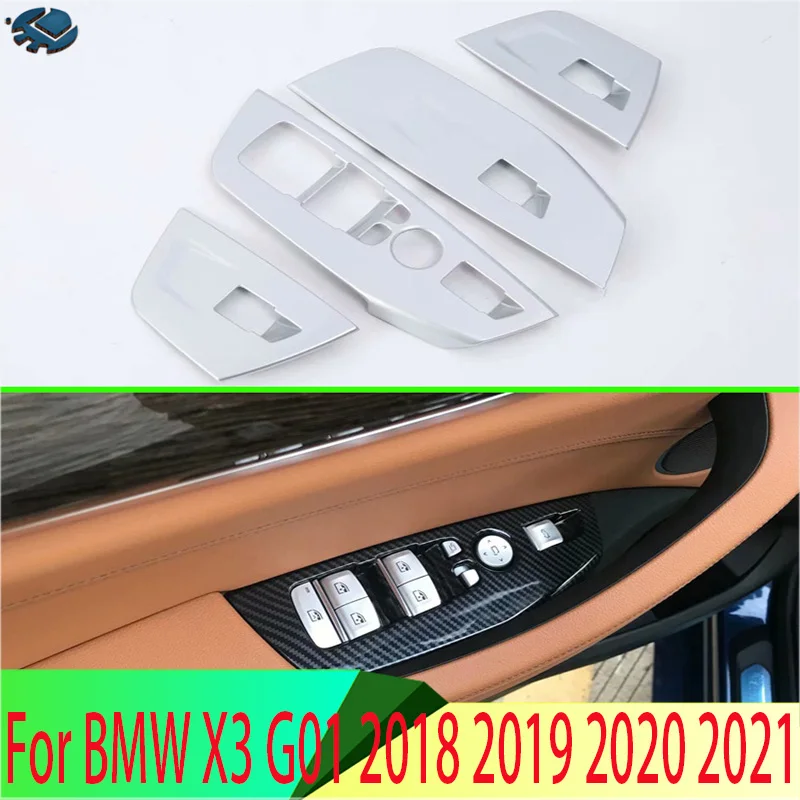 For BMW X3 G01 2018 2019 2020 2021 2022 Car Accessories ABS Chrome Door Window Armrest Cover Switch Panel Trim Molding Garnish
For BMW X3 G01 2018 2019 2020 2021 2022 Car Accessories ABS Chrome Door Window Armrest Cover Switch Panel Trim Molding Garnish