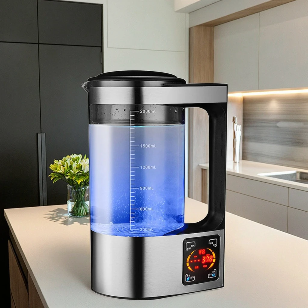 Hot selling:Large LED Display 2000ML 2000PPB Electrolytic Heating Countertop Water Machine for Kitchen
Hot selling:Large LED Display 2000ML 2000PPB Electrolytic Heating Countertop Water Machine for Kitchen