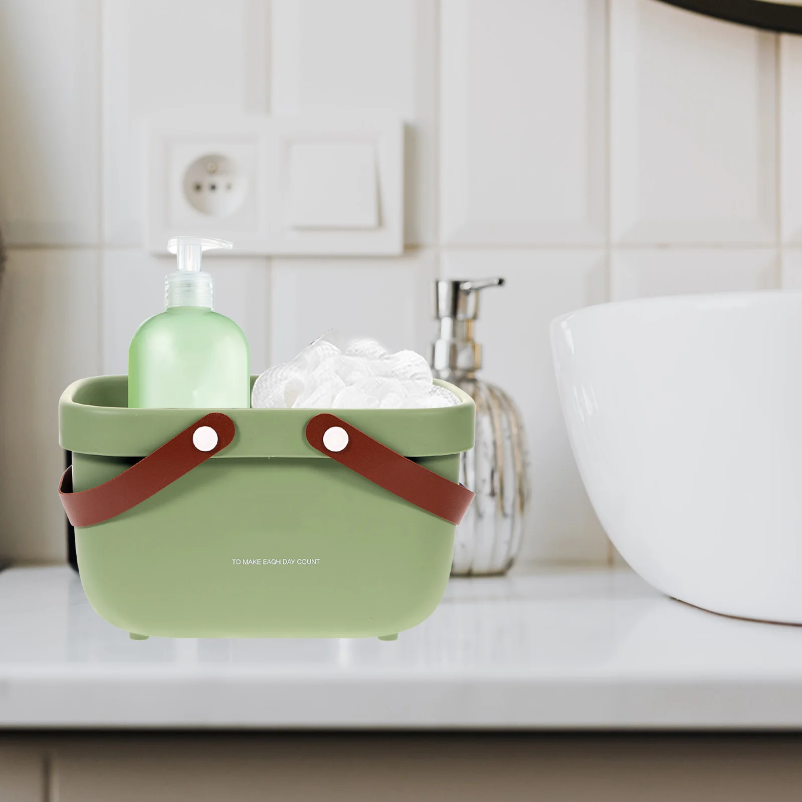Portable Storage Basket Bathroom PP Material Holder Shower Toiletry Plastic H held Container ganzier Bath Mats Easy Carry Firm
Portable Storage Basket Bathroom PP Material Holder Shower Toiletry Plastic H held Container ganzier Bath Mats Easy Carry Firm