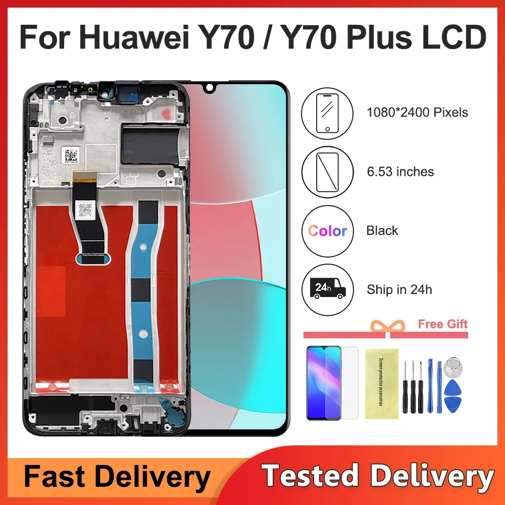 For Huawei Nova Y70 LCD MGA-LX9 Display Screen Frame+Touch Panel Digitizer For Nova Y70 Plus MGA-LX9N LCD Display
For Huawei Nova Y70 LCD MGA-LX9 Display Screen Frame+Touch Panel Digitizer For Nova Y70 Plus MGA-LX9N LCD Display