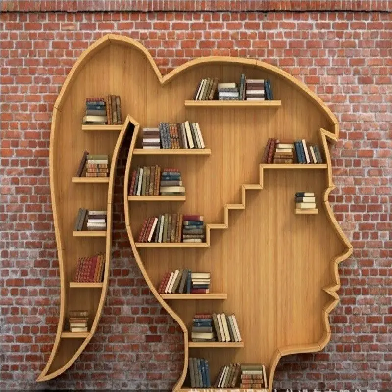 Creative face wall bookshelf, company unit library three-dimensional wall decoration, bookcase
Creative face wall bookshelf, company unit library three-dimensional wall decoration, bookcase