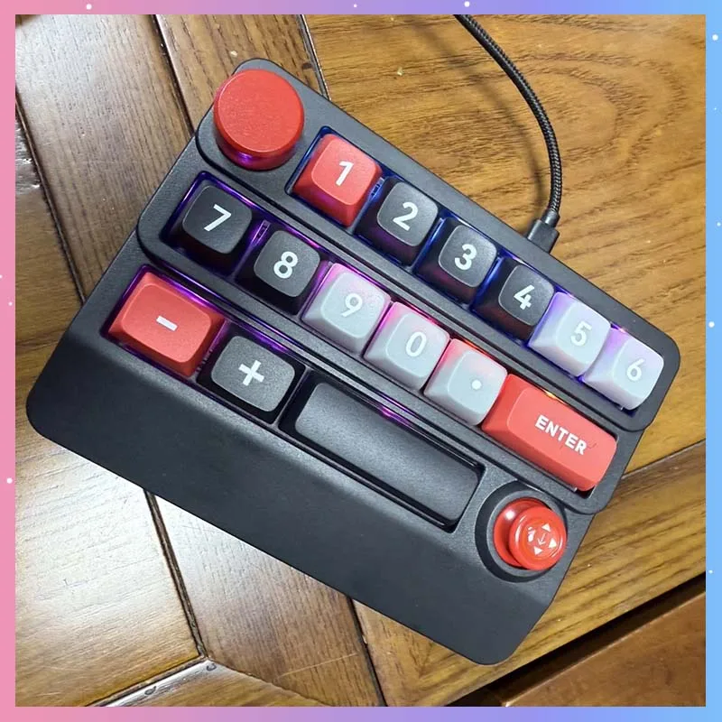 K809 15key Wired Numerical Mechanical Keyboard With Joystick Macro Definition Hot-Swappable Keyboard Macro Gaming Keyboard Gift
K809 15key Wired Numerical Mechanical Keyboard With Joystick Macro Definition Hot-Swappable Keyboard Macro Gaming Keyboard Gift