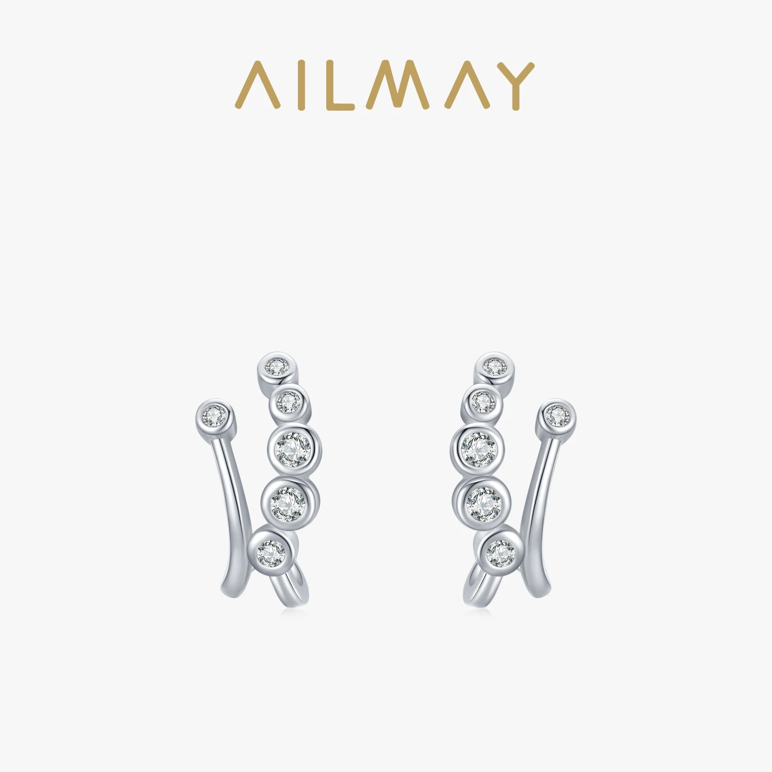 Ailmay Real 925 Sterling Silver Fashion Fine Tiny Small Bubble Clear Zircon Stud Earrings For Women Wedding Engagement Jewelry
Ailmay Real 925 Sterling Silver Fashion Fine Tiny Small Bubble Clear Zircon Stud Earrings For Women Wedding Engagement Jewelry