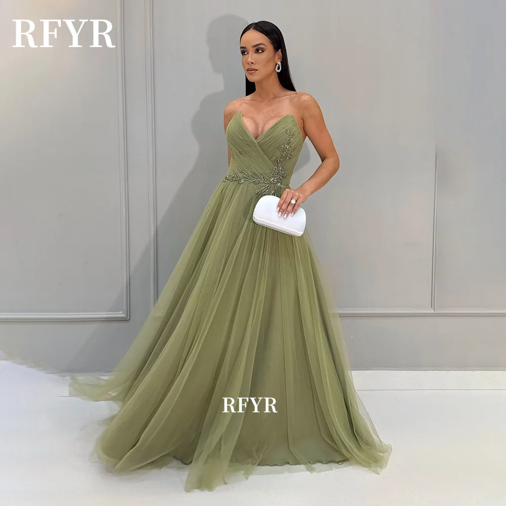 RFYR A Line Evening Gown Sweetheart Prom Dress Applique Elegant Evening Dress for Arabic Women robes de soirée
RFYR A Line Evening Gown Sweetheart Prom Dress Applique Elegant Evening Dress for Arabic Women robes de soirée
