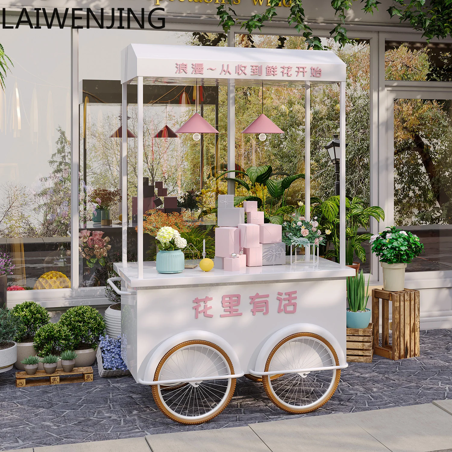 MJY Outdoor Market Mobile Hand Push Meal Meichen Store Displays Ice Cream Cart
MJY Outdoor Market Mobile Hand Push Meal Meichen Store Displays Ice Cream Cart