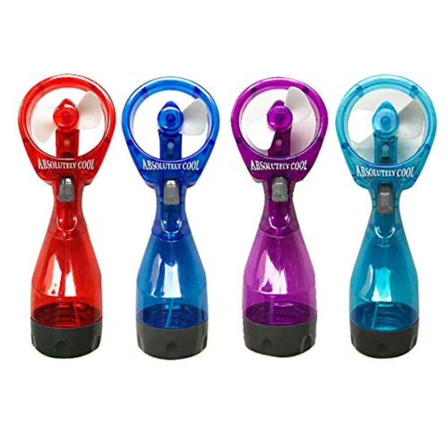 Pack of 4 Water Mist Spray Bottle Fan Portable Handheld Mister Battery Operated- Color Randomly
Pack of 4 Water Mist Spray Bottle Fan Portable Handheld Mister Battery Operated- Color Randomly