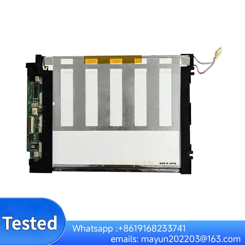 100% Fully Tested 7.2-inch LCD Display KCS072VG1MJ-G40 640x480 Resolution
100% Fully Tested 7.2-inch LCD Display KCS072VG1MJ-G40 640x480 Resolution