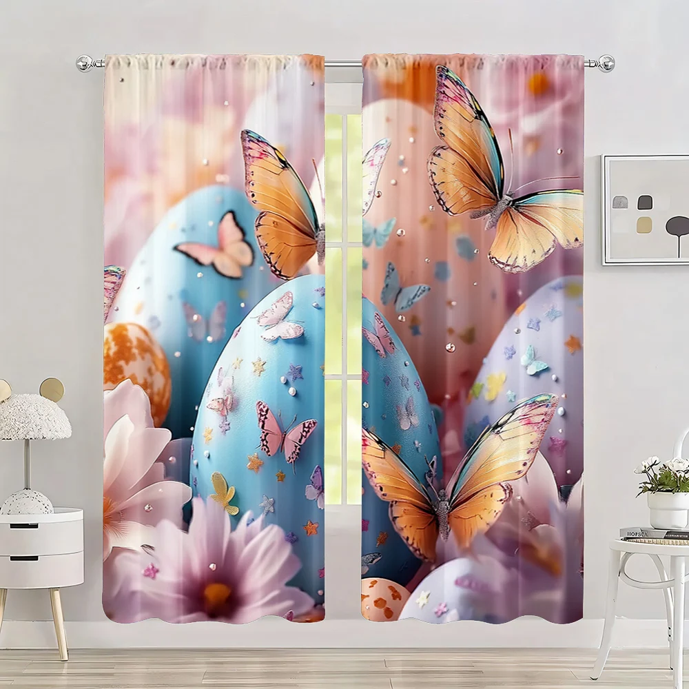 2pc, Spring Colorful Window Curtain Easter 7 100% Polyester,Without Electricity Festive Curtains for Home, Wall, Yard, Use
2pc, Spring Colorful Window Curtain Easter 7 100% Polyester,Without Electricity Festive Curtains for Home, Wall, Yard, Use