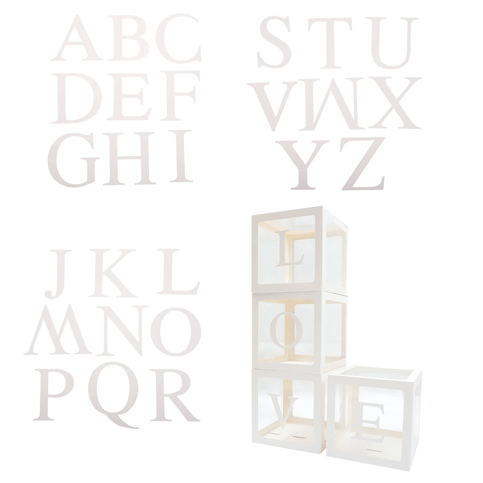 Balloon Boxes Party Decorative Supplies Paper Letters Cards Portable Storage Cases Transparent Display Photo Props Reusable High
Balloon Boxes Party Decorative Supplies Paper Letters Cards Portable Storage Cases Transparent Display Photo Props Reusable High