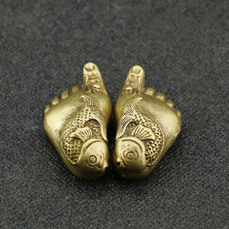 Brass Little Feet Statue Home Ornaments Animal Figurines Gift New 1 Pair Solid
Brass Little Feet Statue Home Ornaments Animal Figurines Gift New 1 Pair Solid