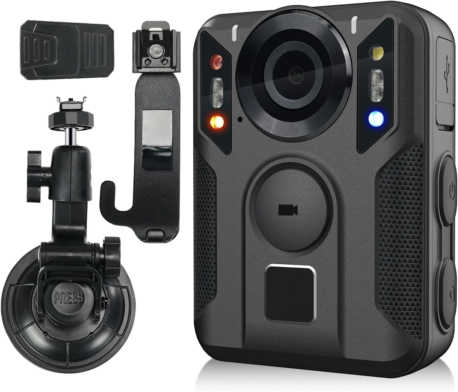 Camera 4k Sport Body Worn Security Camera GPS Night Vision IP66 8 Hours Recording Waterproof EIS G-Sensor
Camera 4k Sport Body Worn Security Camera GPS Night Vision IP66 8 Hours Recording Waterproof EIS G-Sensor