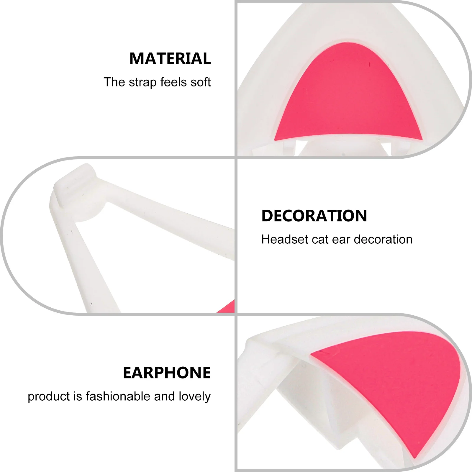 1 Pair Cat Ear Headphone Ornaments Silicone Adorable Decorations For Flexible Cartoon Adornments Cute Headset Decors Lovely
1 Pair Cat Ear Headphone Ornaments Silicone Adorable Decorations For Flexible Cartoon Adornments Cute Headset Decors Lovely