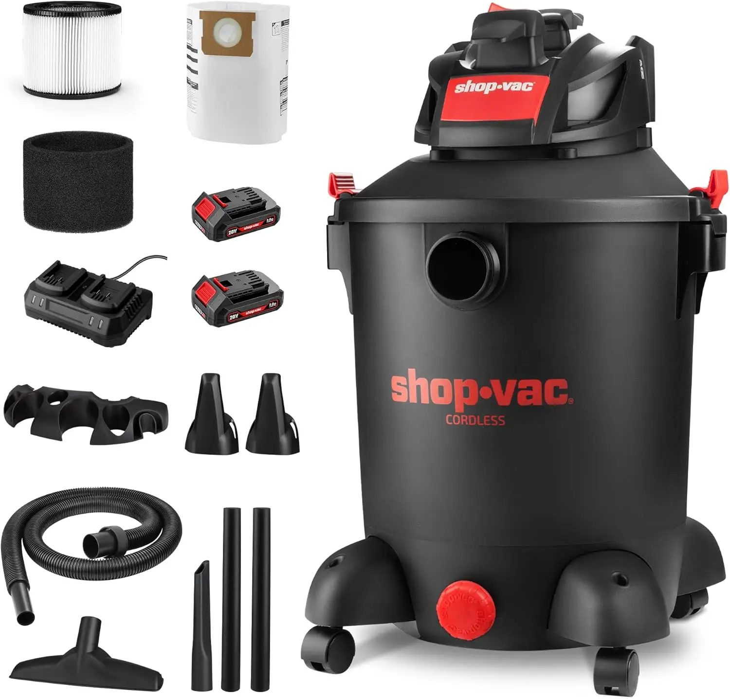 Shop-Vac 10 Gallon Wet Dry Vacuum Cleaner, 8.0 Peak Kpa Shop Vacuum with Blower Function, Cordless Vacuum Cleaner for Pet Hair,
Shop-Vac 10 Gallon Wet Dry Vacuum Cleaner, 8.0 Peak Kpa Shop Vacuum with Blower Function, Cordless Vacuum Cleaner for Pet Hair,